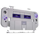 eXtremeRate Replacement Full Set Shell for Nintendo Switch OLED - Classic SNES Style - QNSOY7003
