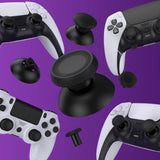eXtremeRate ThumbsGear V3 Interchangeable Ergonomic Thumbsticks for PS5 Edge & PS5 & PS4 Controller - Black - NNFPFM001