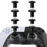eXtremeRate ThumbsGear V3 Interchangeable Ergonomic Thumbsticks for PS5 Edge & PS5 & PS4 Controller - Black - NNFPFM001