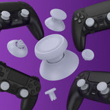 eXtremeRate ThumbsGear V3 Interchangeable Ergonomic Thumbsticks for PS5 Edge & PS5 & PS4 Controller - Original White - NNFPFM002