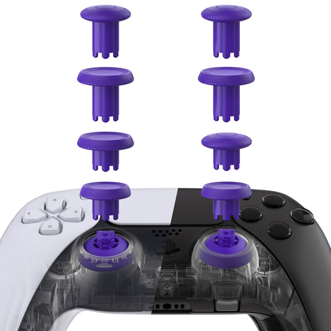 eXtremeRate ThumbsGear V3 Interchangeable Ergonomic Thumbsticks for PS5 Edge & PS5 & PS4 Controller - Purple - NNFPFM005