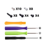 eXtremeRate Violet Firefly LED Tuning Kit for NS Switch Joycons Dock NS Joycon SL SR Buttons Ribbon Flex Cable Indicate Power LED-Joycons Dock NOT Included - NSLED009