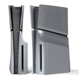eXtremeRate eXcover Replacement Top Bottom Cover Side Panel with Cooling Vent for PS5 Slim Disc Edition Console - New Hope Gray - APSPFM003