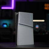 eXtremeRate eXcover Replacement Top Bottom Cover Side Panel with Cooling Vent for PS5 Slim Digital Edition Console - New Hope Gray - SWRPFM003