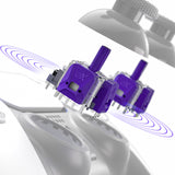 eXtremeRate eXhall Digital Calibrable Hall Effect Thumbstick Kit with Calibrate FPC Board for PS5 Controller - Purple 120gf - HMRPF002