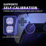 eXtremeRate eXhall Digital Calibrable Hall Effect Thumbstick Kit with Calibrate FPC Board for PS5 Controller - Purple 120gf - HMRPF002