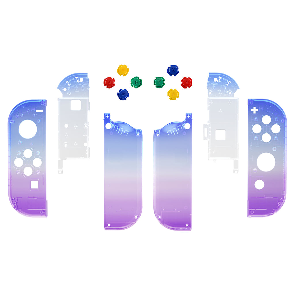 Extremerate Gradient Translucent Bluebell Joycon Handheld Controller H Gamingcobra