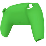 eXtremeRate Green Soft Touch Custom Back Housing Bottom Shell Compatible with ps5 Controller, Replacement Back Shell Cover Compatible with ps5 Controller - DPFP3006