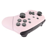 eXtremeRate Cherry Blossoms Pink Faceplate Backplate Handles for Nintendo Switch Pro Controller, DIY Replacement Grip Housing Shell Cover for Nintendo Switch Pro - Controller NOT Included - FRP307