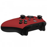 eXtremeRate Passion Red Replacement Part Faceplate, Soft Touch Grip Housing Shell Case for Xbox Series S & Xbox Series X Controller Accessories - Controller NOT Included - FX3P332