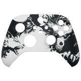 eXtremeRate New Wolve Soul Replacement Part Faceplate, Soft Touch Grip Housing Shell Case for Xbox Series S & Xbox Series X Controller Accessories - Controller NOT Included - FX3T109