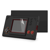 PlayVital Black Silicone Cover Protective Case Skin for Game & Watch: Super Mario Bros with 2 Pcs Screen Protectors - GW002