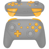 eXtremeRate DIY Replacement Full Set Buttons for Nintendo Switch Pro Controller - Caution Yellow - KRP318