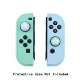 Star Design Cute Switch Thumb Grip Caps, Heaven Blue & Mint Green Joystick Caps for Nintendo Switch Lite, Silicone Analog Cover Thumb Stick Grips for Joycon - NJM1002