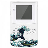 eXtremeRate IPS Ready Upgraded The Great Wave Replacement Shell Full Housing Cover w/ Buttons for Gameboy Color – Fit for GBC OSD IPS & Regular IPS & Standard LCD – Console & IPS Screen NOT Included - QCBT1006