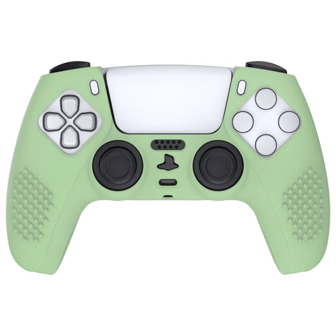 PlayVital 3D Studded Matcha Green Ergonomic Soft Controller