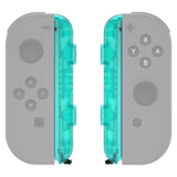 eXtremeRate Emerald Green Replacement shell for NS Switch Joycon Strap, Custom Joy-Con Wrist Strap Housing Buttons for NS Switch - 2 Pack - UEM508