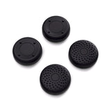 PlayVital Thumb Grip Caps for Steam Deck LCD, for PS Portal Remote Player Silicone Thumbsticks Grips Joystick Caps for Steam Deck OLED - Raised Dots & Studded Design - Black - YFSDM003