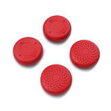 PlayVital Thumb Grip Caps for Steam Deck LCD, for PS Portal Remote Player Silicone Thumbsticks Grips Joystick Caps for Steam Deck OLED - Raised Dots & Studded Design - Passion Red - YFSDM019