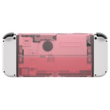 eXtremeRate Cherry Pink Console Back Plate DIY Replacement Housing Shell Case with Kickstand for Nintendo Switch OLED – Console and Joycon NOT Included - ZNSOM5004