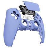 eXtremeRate Light Violet Touchpad Front Housing Shell Compatible with ps5 Controller BDM-010/020/030/040/050, DIY Replacement Shell Custom Touch Pad Cover Faceplate Compatible with ps5 Controller - ZPFP3015G3