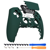 eXtremeRate Racing Green Touchpad Front Housing Shell Compatible with ps5 Controller BDM-010/020/030/040/050, DIY Replacement Shell Custom Touch Pad Cover Faceplate Compatible with ps5 Controller - ZPFP3016G3