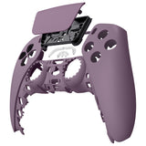 eXtremeRate Dark Grayish Violet Touchpad Front Housing Shell Compatible with ps5 Controller BDM-010/020/030/040/050, DIY Replacement Shell Custom Touch Pad Cover Faceplate Compatible with ps5 Controller - ZPFP3018G3