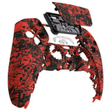 eXtremeRate Demons and Monsters Patterned Touchpad Front Housing Shell Compatible with ps5 Controller BDM-010/020/030/040/050, DIY Replacement Shell Custom Touch Pad Cover Compatible with ps5 Controller - ZPFS2002G3